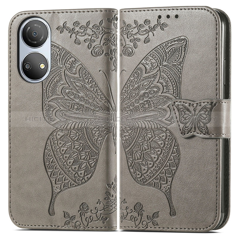 Coque Portefeuille Papillon Livre Cuir Etui Clapet pour Huawei Honor X7 Plus