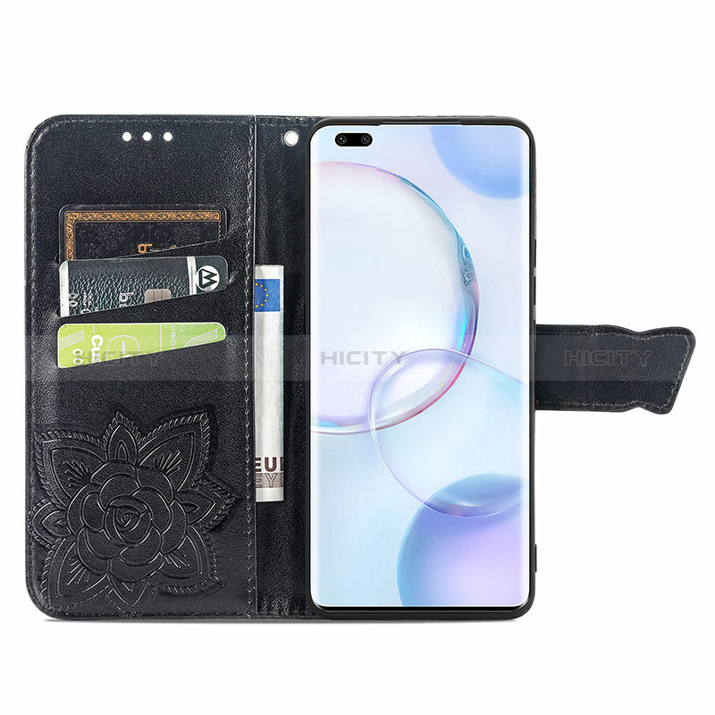 Coque Portefeuille Papillon Livre Cuir Etui Clapet pour Huawei Nova 9 Pro Plus