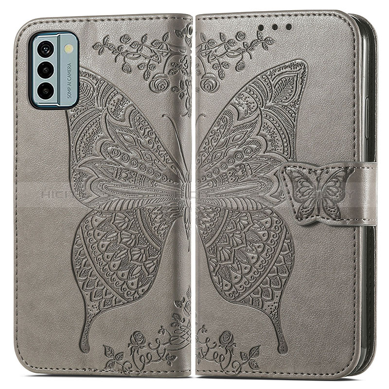 Coque Portefeuille Papillon Livre Cuir Etui Clapet pour Nokia G22 Plus