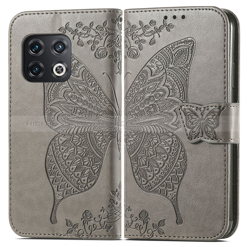 Coque Portefeuille Papillon Livre Cuir Etui Clapet pour OnePlus 10 Pro 5G Plus