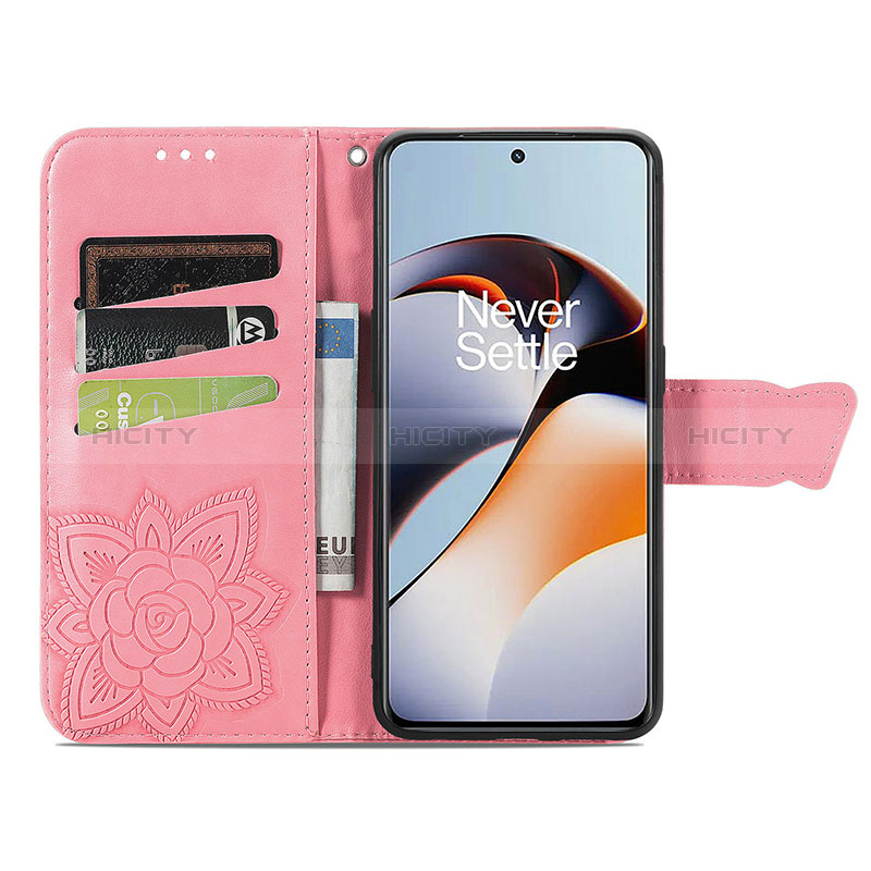 Coque Portefeuille Papillon Livre Cuir Etui Clapet pour OnePlus Ace 2 5G Plus