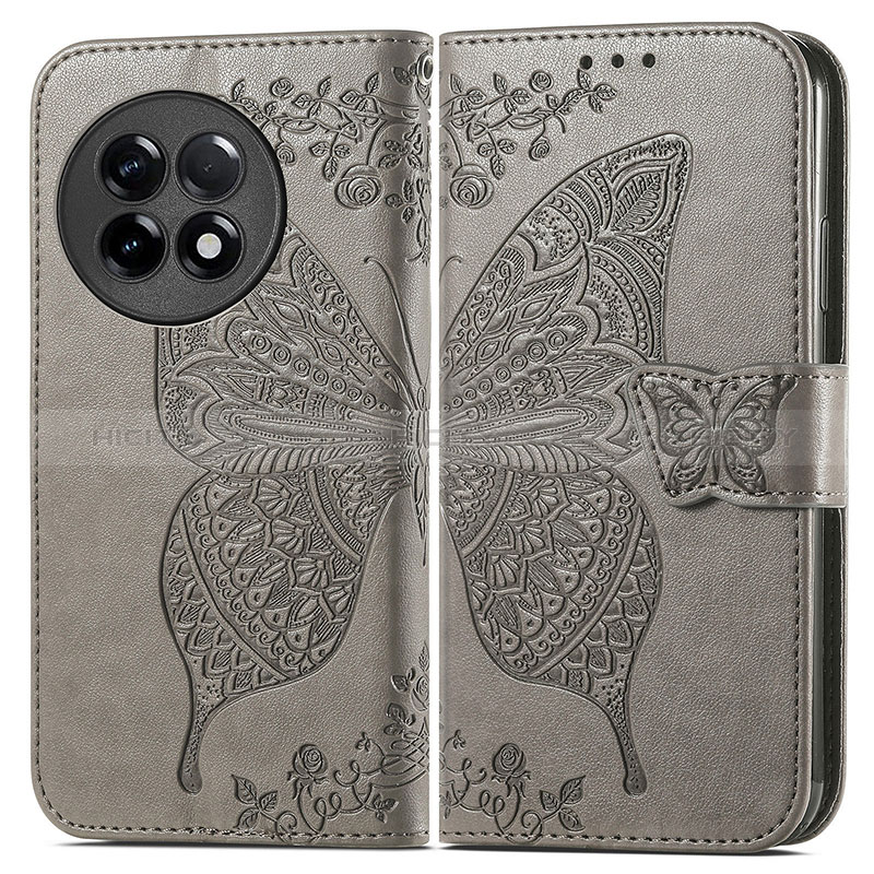 Coque Portefeuille Papillon Livre Cuir Etui Clapet pour OnePlus Ace 2 Pro 5G Plus