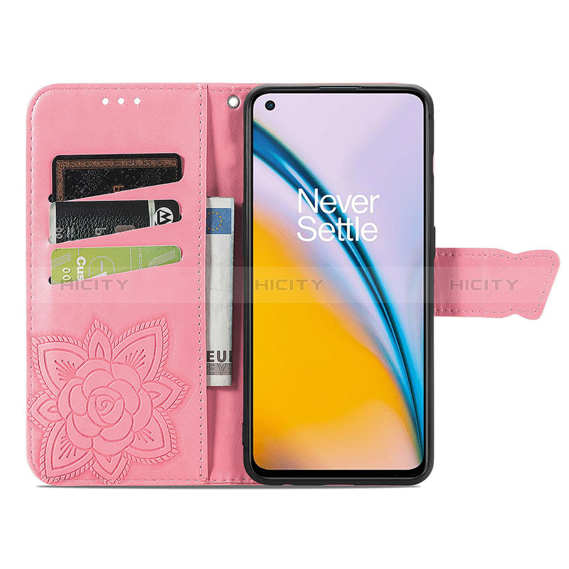 Coque Portefeuille Papillon Livre Cuir Etui Clapet pour OnePlus Nord 2 5G Plus