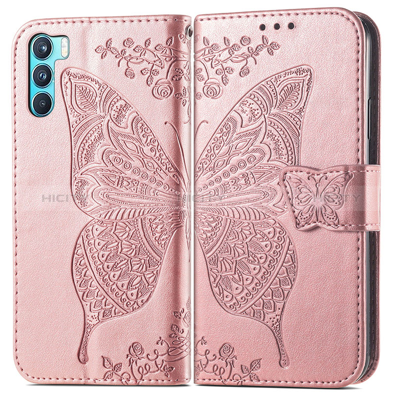 Coque Portefeuille Papillon Livre Cuir Etui Clapet pour Oppo K9 Pro 5G Plus