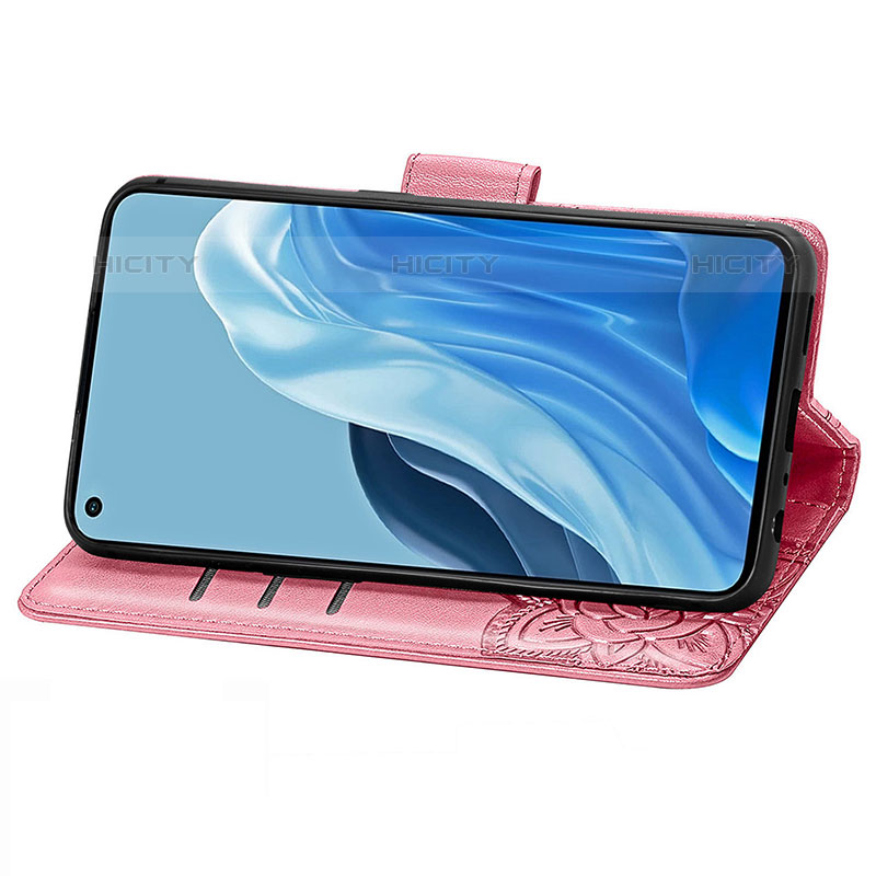 Coque Portefeuille Papillon Livre Cuir Etui Clapet pour Oppo Reno7 Pro 5G Plus