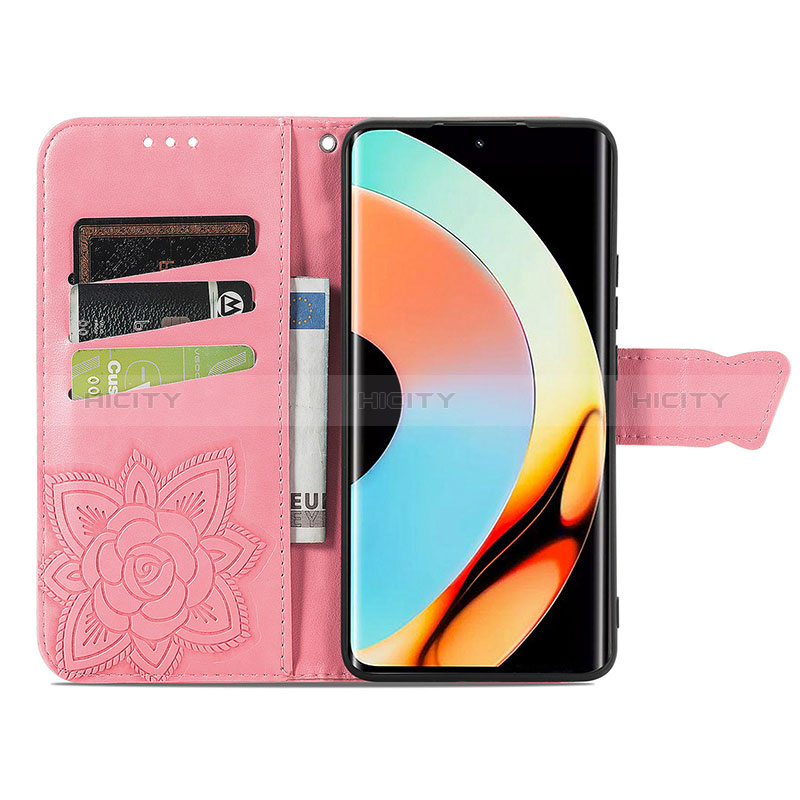 Coque Portefeuille Papillon Livre Cuir Etui Clapet pour Realme 10 Pro+ Plus 5G Plus