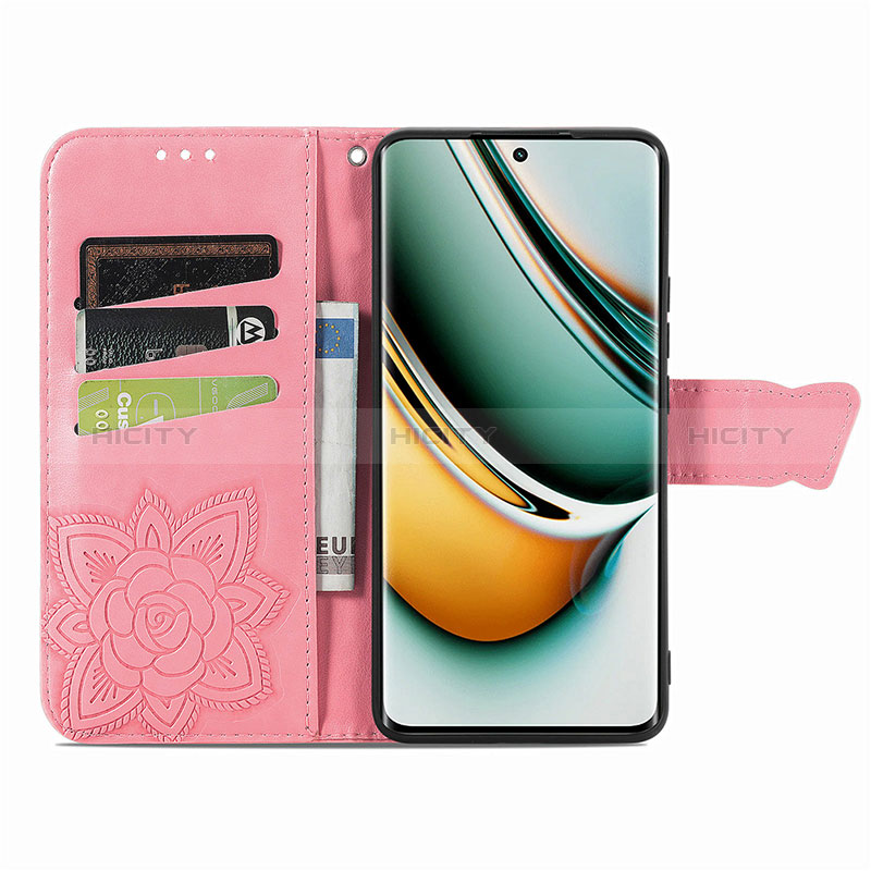 Coque Portefeuille Papillon Livre Cuir Etui Clapet pour Realme 11 Pro+ Plus 5G Plus