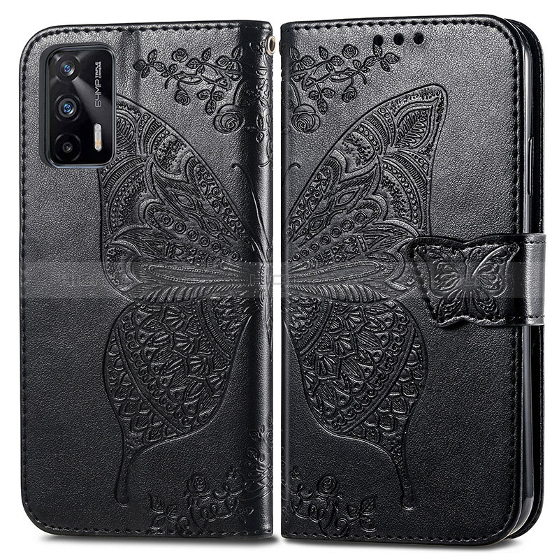 Coque Portefeuille Papillon Livre Cuir Etui Clapet pour Realme GT 5G Plus