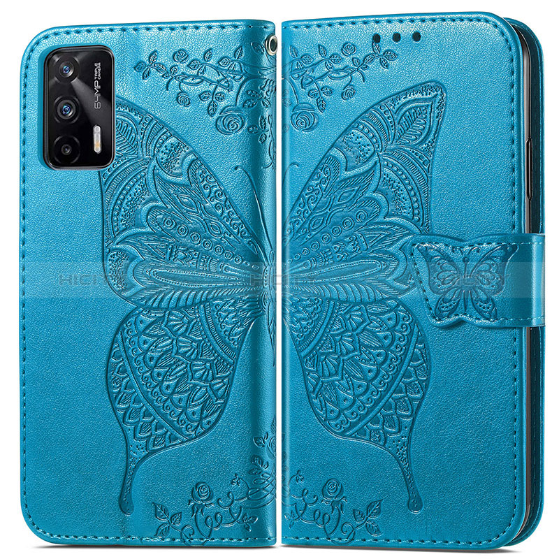 Coque Portefeuille Papillon Livre Cuir Etui Clapet pour Realme GT Neo 2T 5G Plus