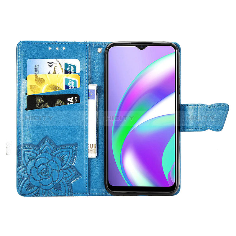 Coque Portefeuille Papillon Livre Cuir Etui Clapet pour Realme Narzo 30A Plus