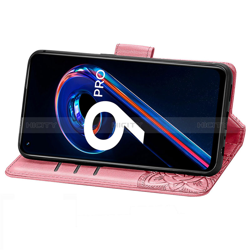 Coque Portefeuille Papillon Livre Cuir Etui Clapet pour Realme Q5 5G Plus