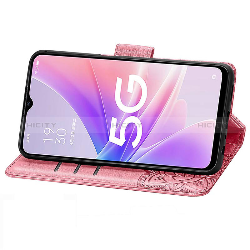 Coque Portefeuille Papillon Livre Cuir Etui Clapet pour Realme V23i 5G Plus