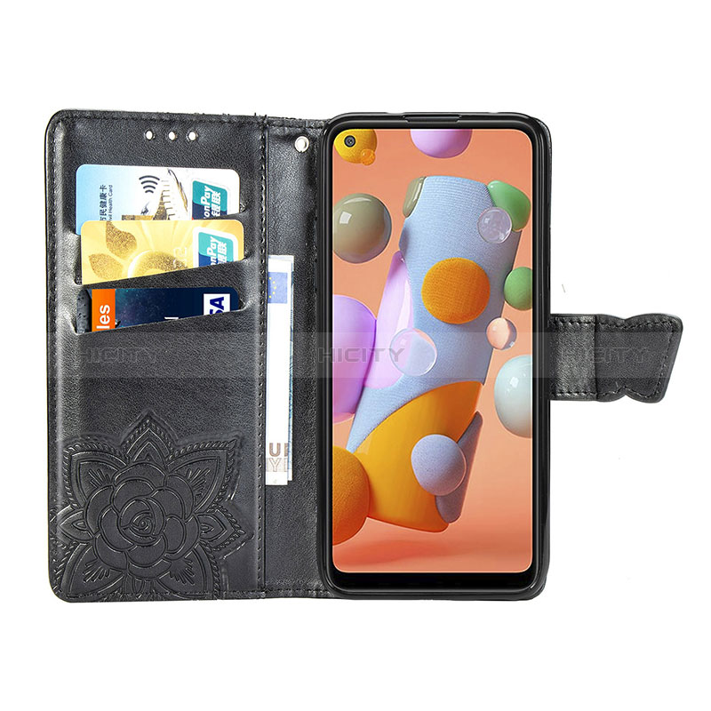 Coque Portefeuille Papillon Livre Cuir Etui Clapet pour Samsung Galaxy A11 Plus