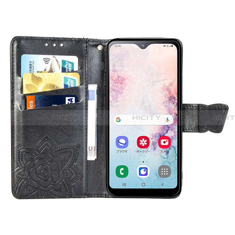 Coque Portefeuille Papillon Livre Cuir Etui Clapet pour Samsung Galaxy A20 SC-02M SCV46 Plus