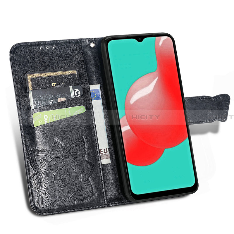 Coque Portefeuille Papillon Livre Cuir Etui Clapet pour Samsung Galaxy A32 4G Plus