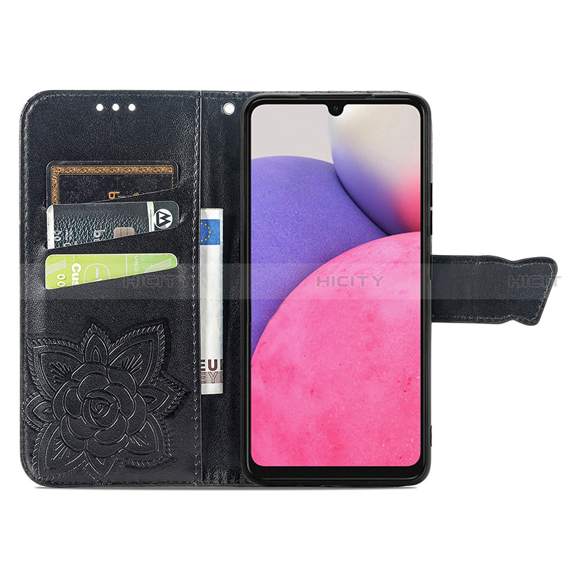 Coque Portefeuille Papillon Livre Cuir Etui Clapet pour Samsung Galaxy A33 5G Plus