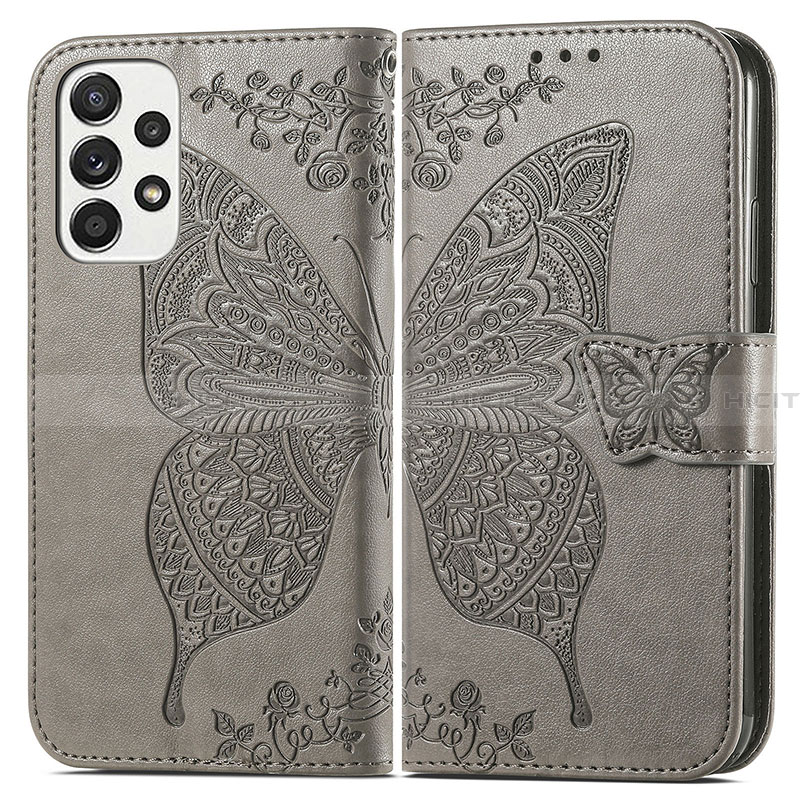 Coque Portefeuille Papillon Livre Cuir Etui Clapet pour Samsung Galaxy A33 5G Plus