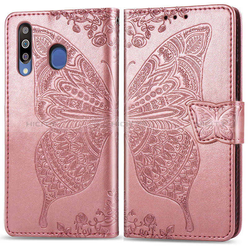 Coque Portefeuille Papillon Livre Cuir Etui Clapet pour Samsung Galaxy A40s Plus