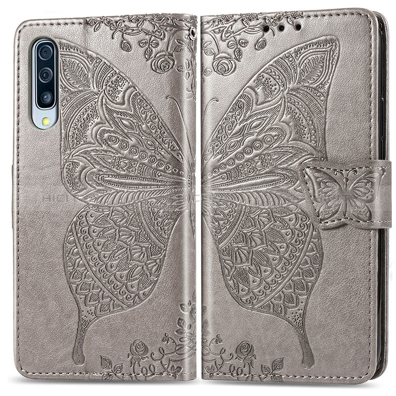 Coque Portefeuille Papillon Livre Cuir Etui Clapet pour Samsung Galaxy A70 Plus