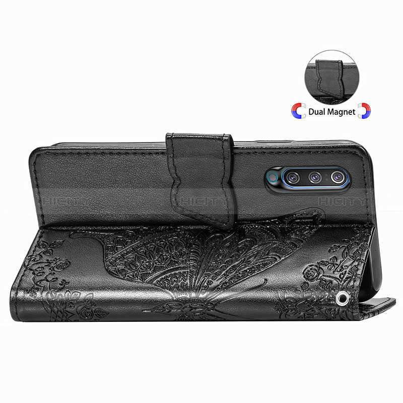 Coque Portefeuille Papillon Livre Cuir Etui Clapet pour Samsung Galaxy A90 5G Plus