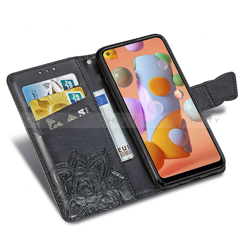 Coque Portefeuille Papillon Livre Cuir Etui Clapet pour Samsung Galaxy M11 Plus