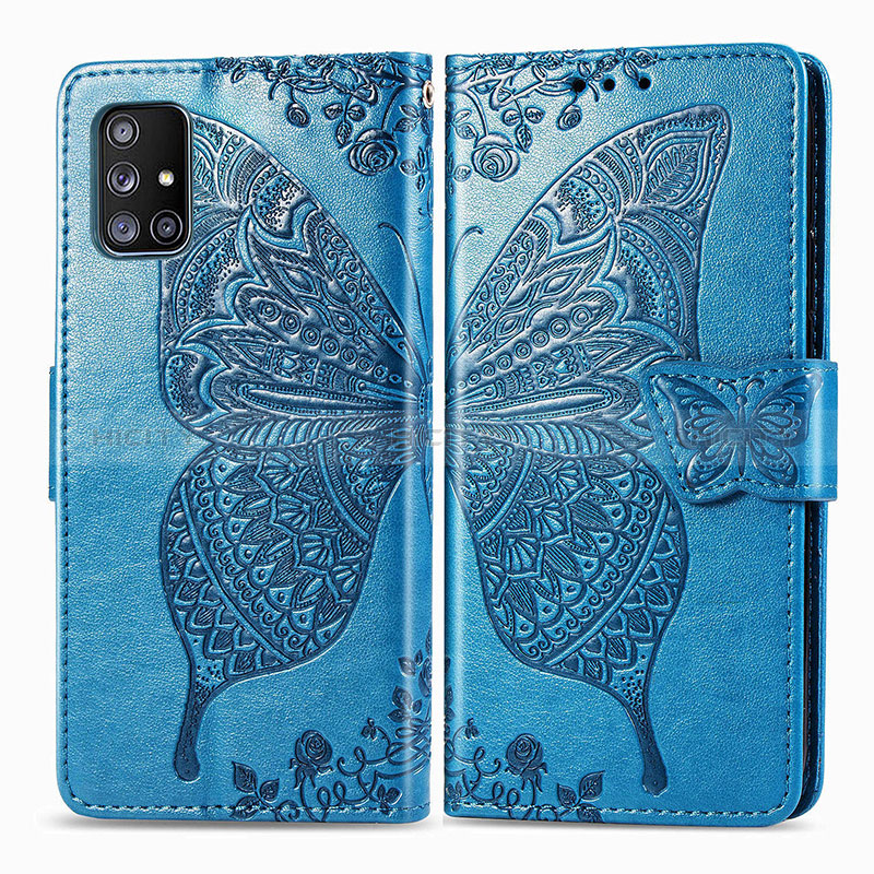 Coque Portefeuille Papillon Livre Cuir Etui Clapet pour Samsung Galaxy M40S Plus