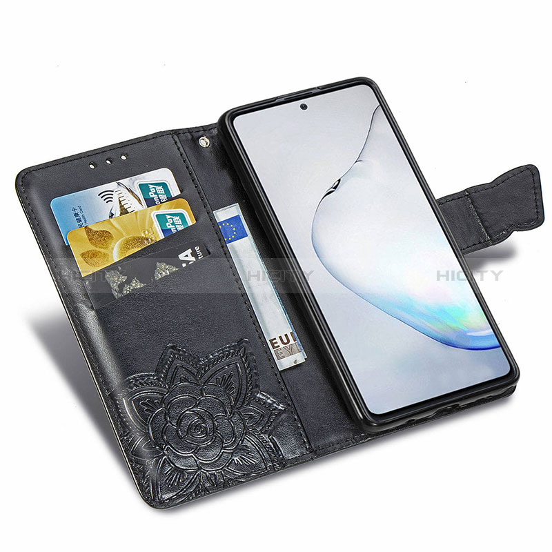 Coque Portefeuille Papillon Livre Cuir Etui Clapet pour Samsung Galaxy Note 10 Lite Plus