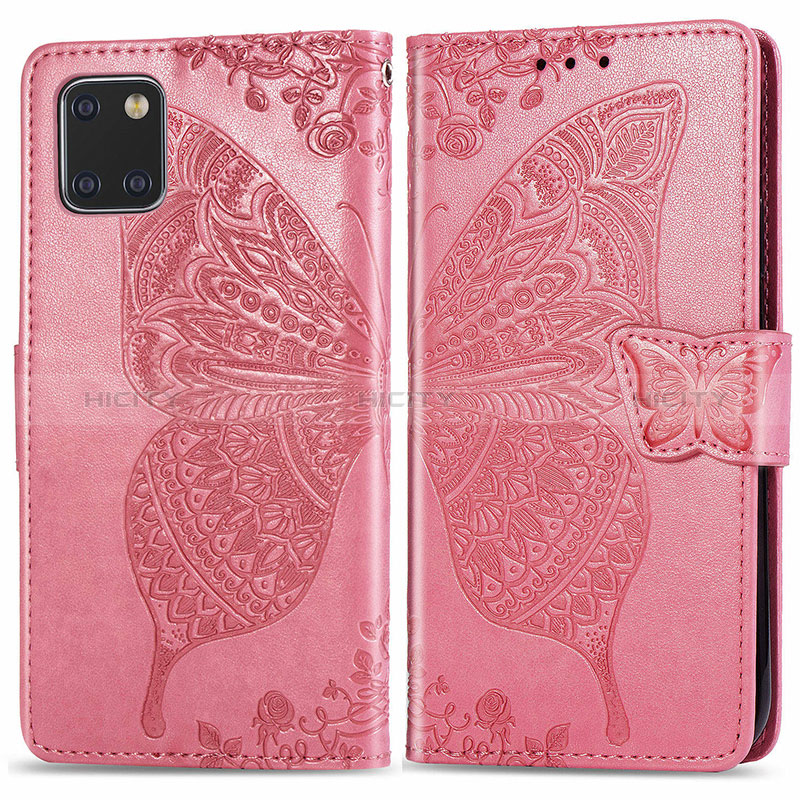 Coque Portefeuille Papillon Livre Cuir Etui Clapet pour Samsung Galaxy Note 10 Lite Plus