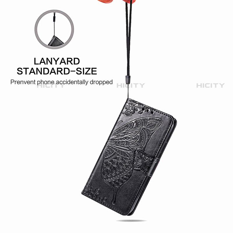 Coque Portefeuille Papillon Livre Cuir Etui Clapet pour Samsung Galaxy S21 FE 5G Plus