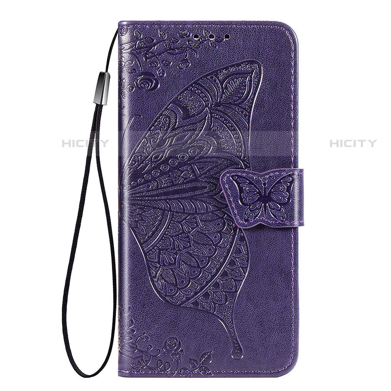 Coque Portefeuille Papillon Livre Cuir Etui Clapet pour Samsung Galaxy S21 Ultra 5G Plus