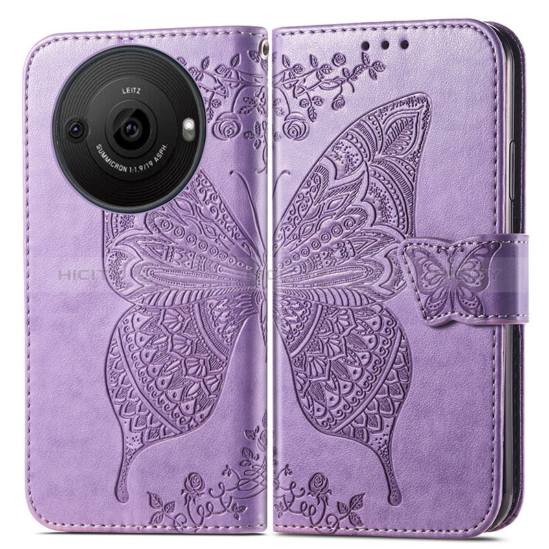 Coque Portefeuille Papillon Livre Cuir Etui Clapet pour Sharp Aquos R8 Pro Plus