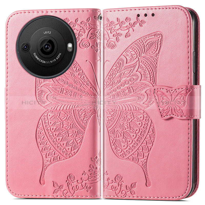 Coque Portefeuille Papillon Livre Cuir Etui Clapet pour Sharp Aquos R8s Pro Plus