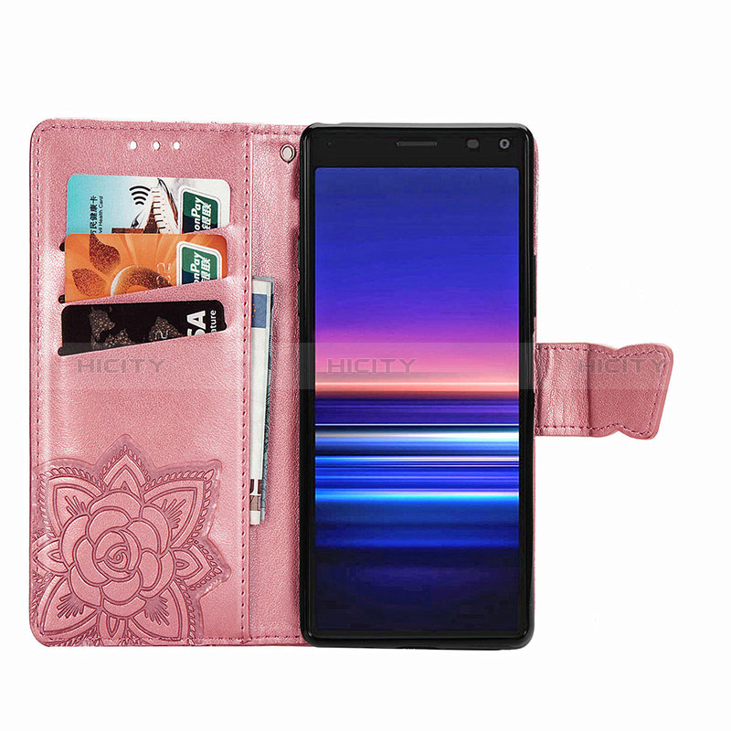 Coque Portefeuille Papillon Livre Cuir Etui Clapet pour Sony Xperia 8 Lite Plus