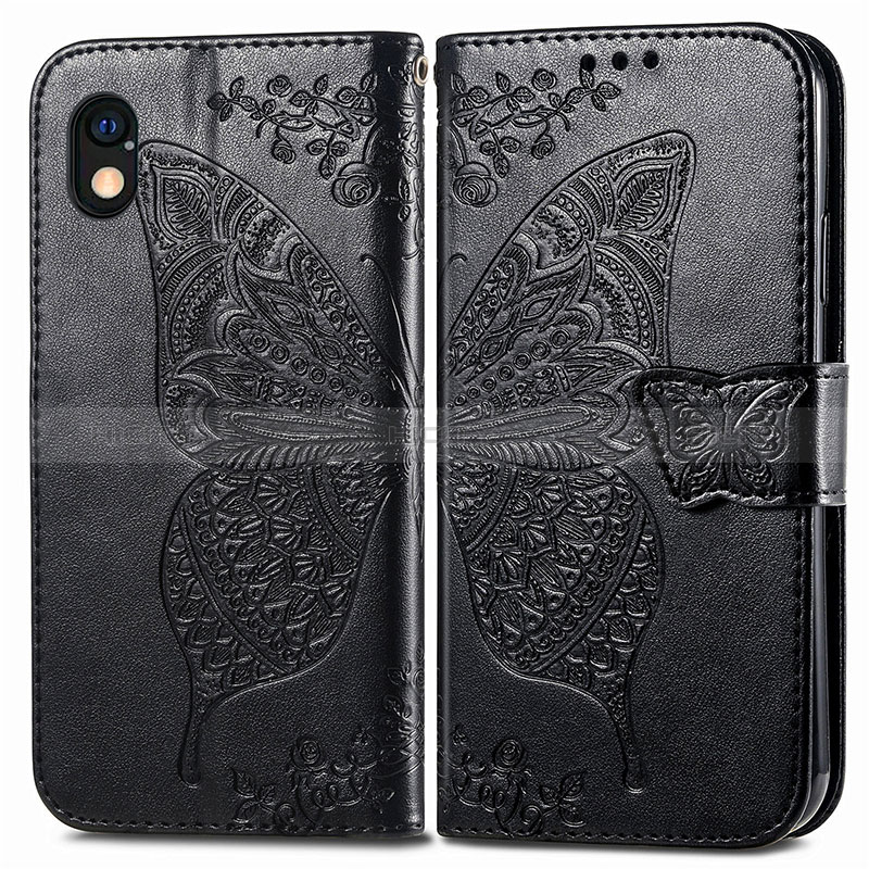 Coque Portefeuille Papillon Livre Cuir Etui Clapet pour Sony Xperia Ace III SO-53C Plus