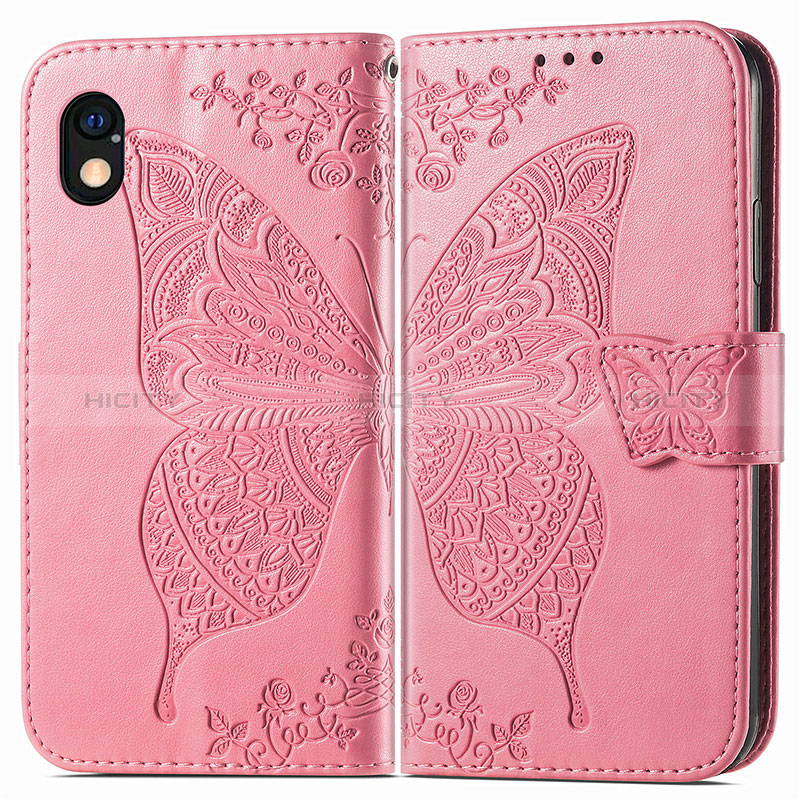 Coque Portefeuille Papillon Livre Cuir Etui Clapet pour Sony Xperia Ace III SO-53C Plus