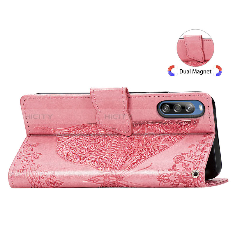 Coque Portefeuille Papillon Livre Cuir Etui Clapet pour Sony Xperia L4 Plus