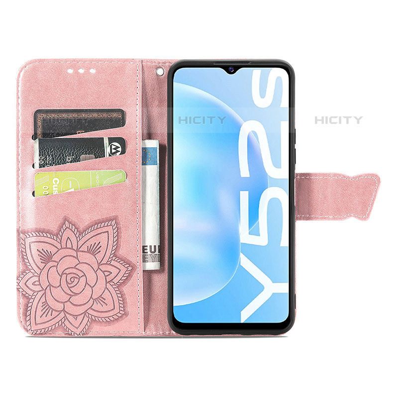 Coque Portefeuille Papillon Livre Cuir Etui Clapet pour Vivo iQOO U3x 5G Plus