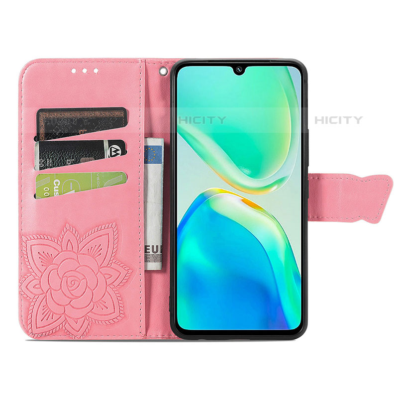 Coque Portefeuille Papillon Livre Cuir Etui Clapet pour Vivo T1 Pro 5G Plus