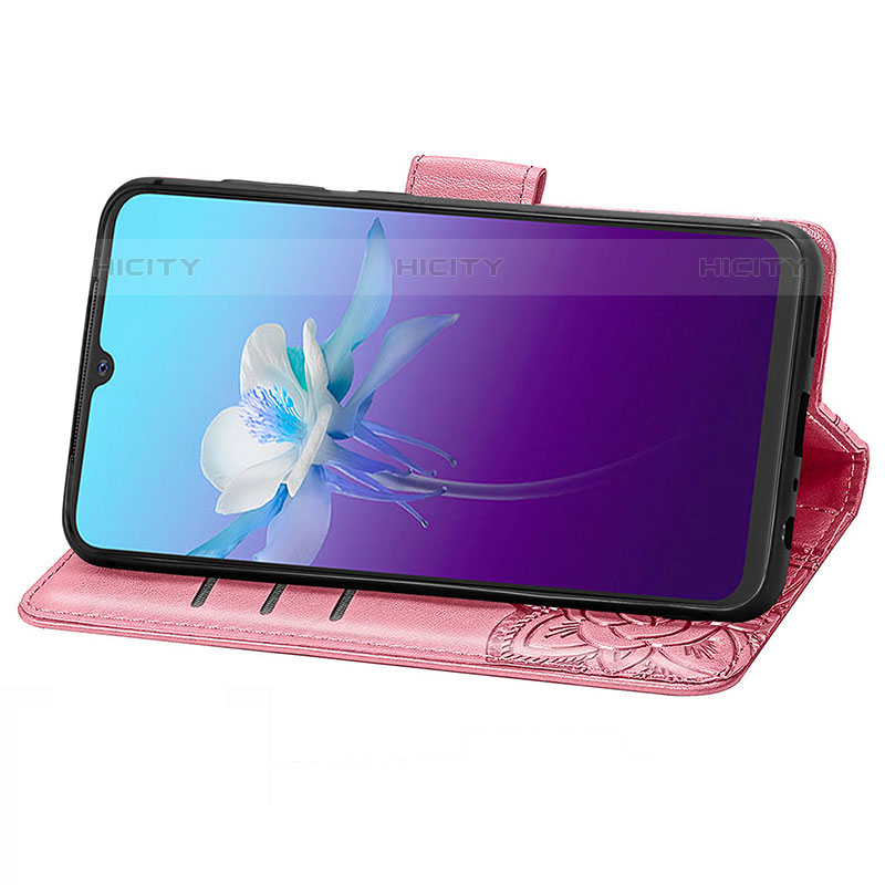 Coque Portefeuille Papillon Livre Cuir Etui Clapet pour Vivo V20 (2021) Plus