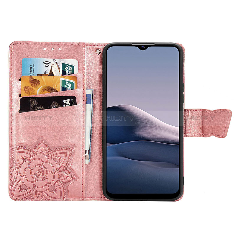 Coque Portefeuille Papillon Livre Cuir Etui Clapet pour Vivo Y12G Plus