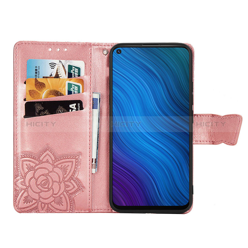 Coque Portefeuille Papillon Livre Cuir Etui Clapet pour Vivo Y50 Plus