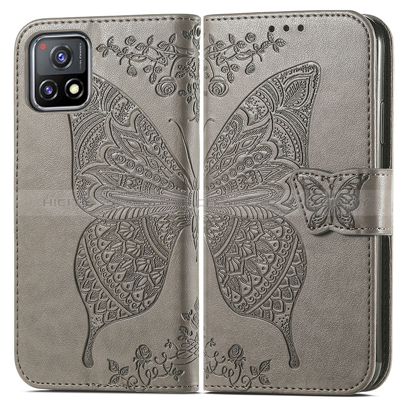 Coque Portefeuille Papillon Livre Cuir Etui Clapet pour Vivo Y72 India Plus