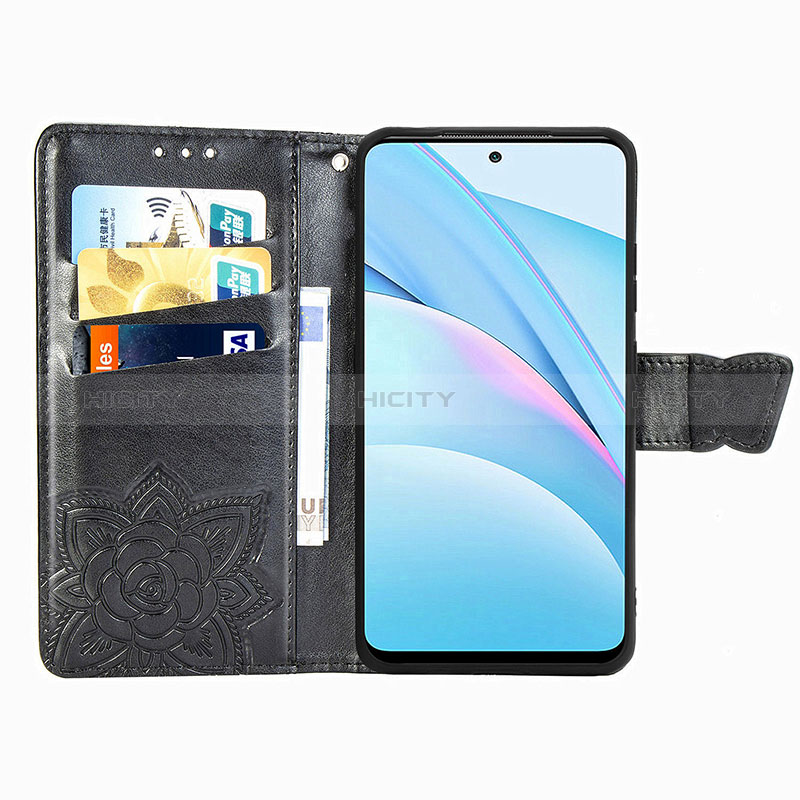 Coque Portefeuille Papillon Livre Cuir Etui Clapet pour Xiaomi Mi 10i 5G Plus