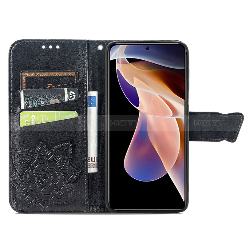 Coque Portefeuille Papillon Livre Cuir Etui Clapet pour Xiaomi Mi 11i 5G (2022) Plus