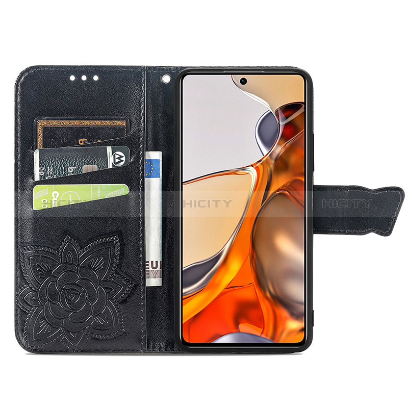 Coque Portefeuille Papillon Livre Cuir Etui Clapet pour Xiaomi Mi 11T Pro 5G Plus