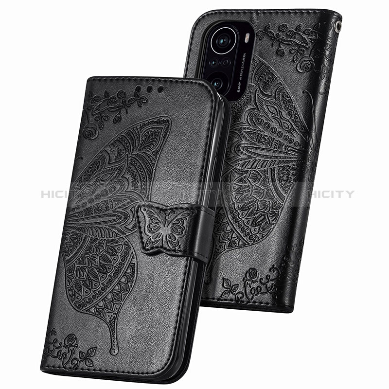 Coque Portefeuille Papillon Livre Cuir Etui Clapet pour Xiaomi Mi 11X Pro 5G Plus