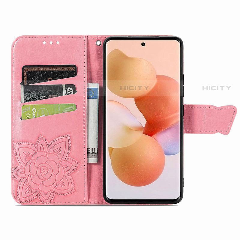 Coque Portefeuille Papillon Livre Cuir Etui Clapet pour Xiaomi Mi 12X 5G Plus