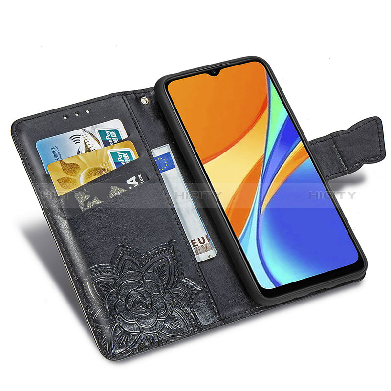 Coque Portefeuille Papillon Livre Cuir Etui Clapet pour Xiaomi POCO C3 Plus