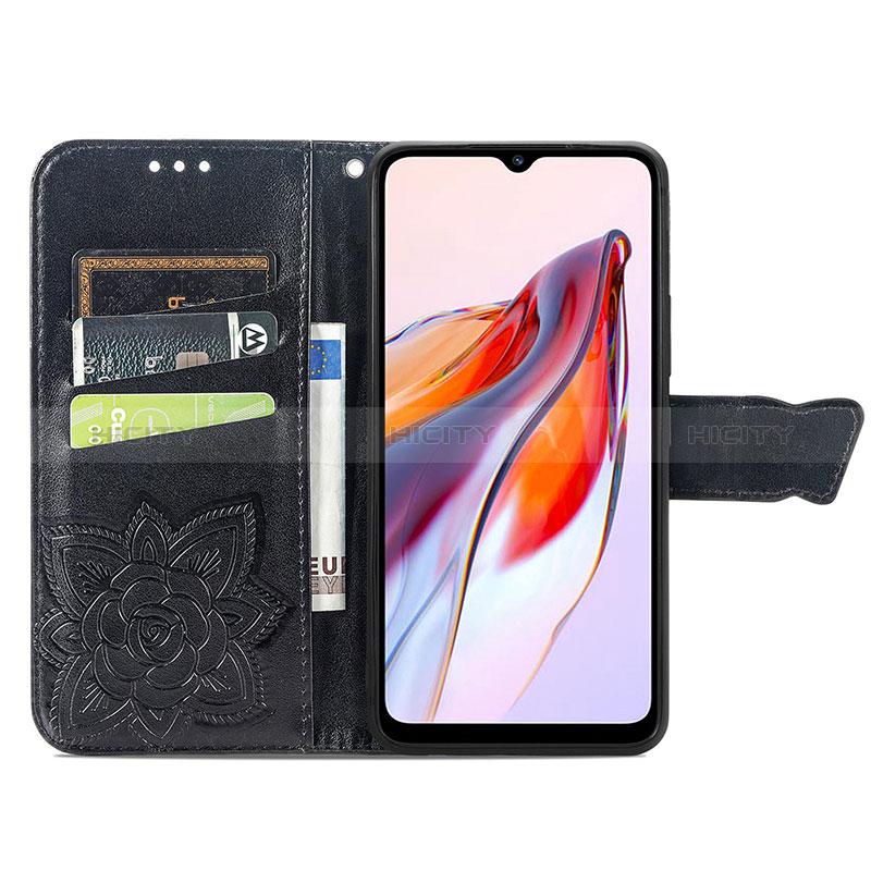 Coque Portefeuille Papillon Livre Cuir Etui Clapet pour Xiaomi Redmi 11A 4G Plus