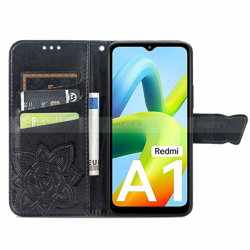 Coque Portefeuille Papillon Livre Cuir Etui Clapet pour Xiaomi Redmi A2 Plus